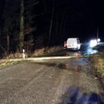 4. Februar 2020 – Kleintransporter prallt gegen umgestürzten Baum