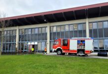 1. April 2025 – Rauchentwicklung in einem Gewerbebetrieb am Burgfrieden, Wasserburg