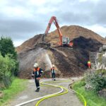 14. Juli 2025 – Brand eines Hackschnitzelhaufens, Freiham