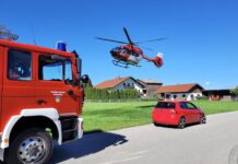 31. August 2025 – Landeplatz für Rettungshubschrauber absichern, Eiselfing