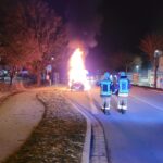 22. November 2025 – Pkw-Brand in der Priener Straße, Wasserburg